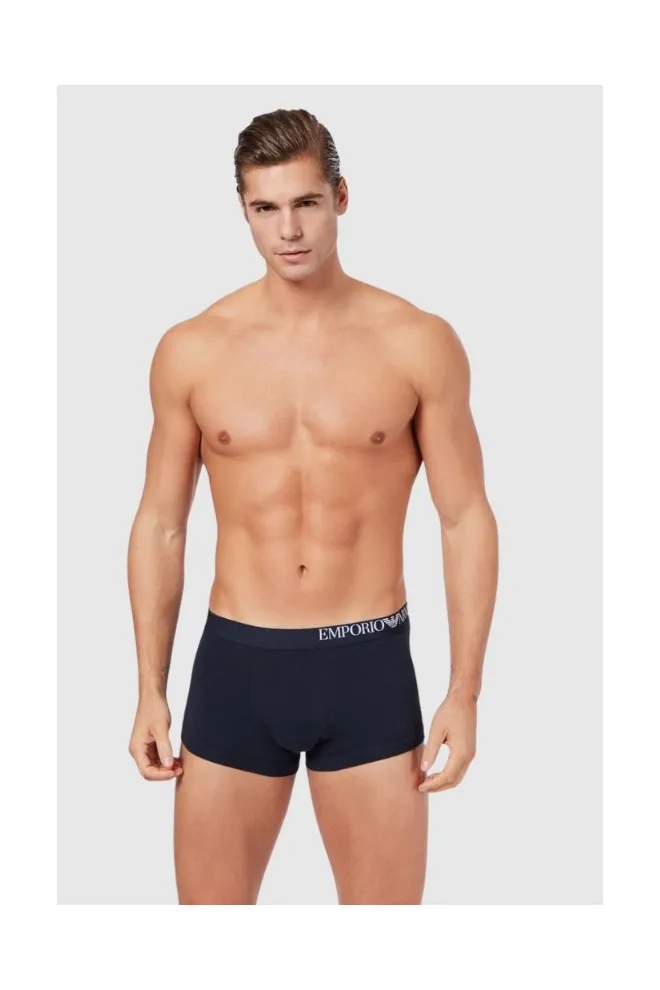 EMPORIO ARMANI Боксерські шорти 3 шт. темно-синій / кольорова гума