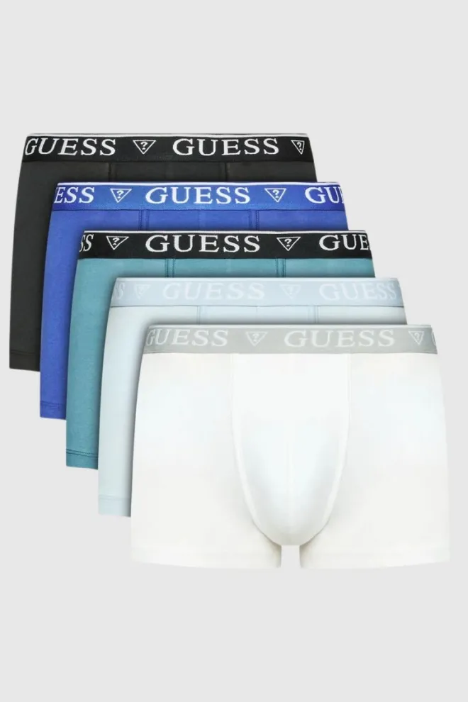 GUESS Men's logo boxer shorts 5 pack