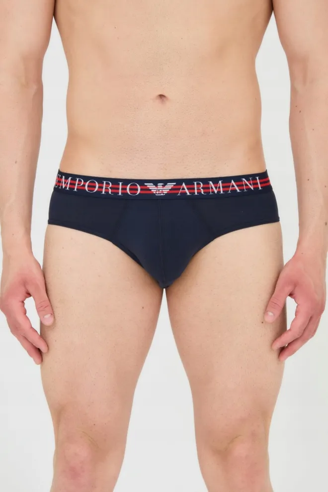EMPORIO ARMANI темно-сині труси 3 шт.