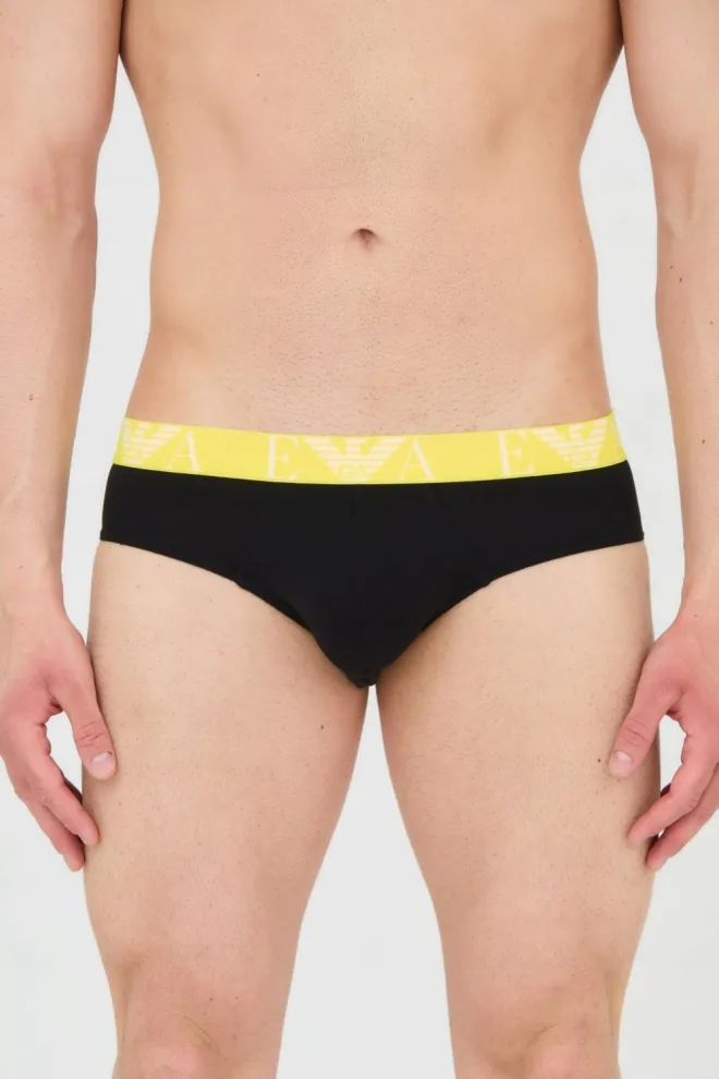 EMPORIO ARMANI Чорні труси 3 шт.