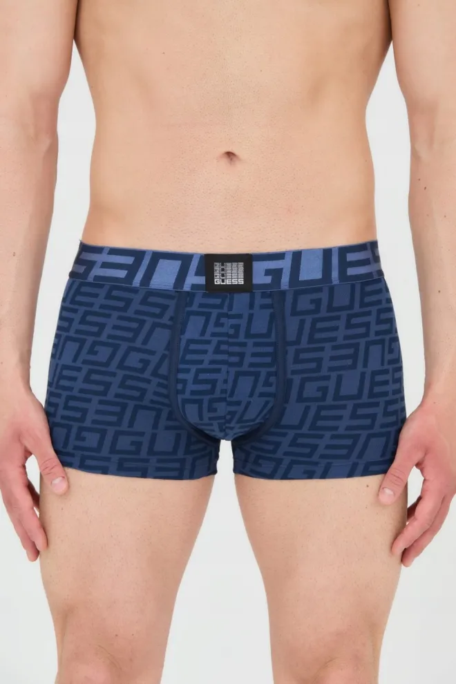 GUESS Boxer shorts 3-pack: 2 x navy blue 1x white
