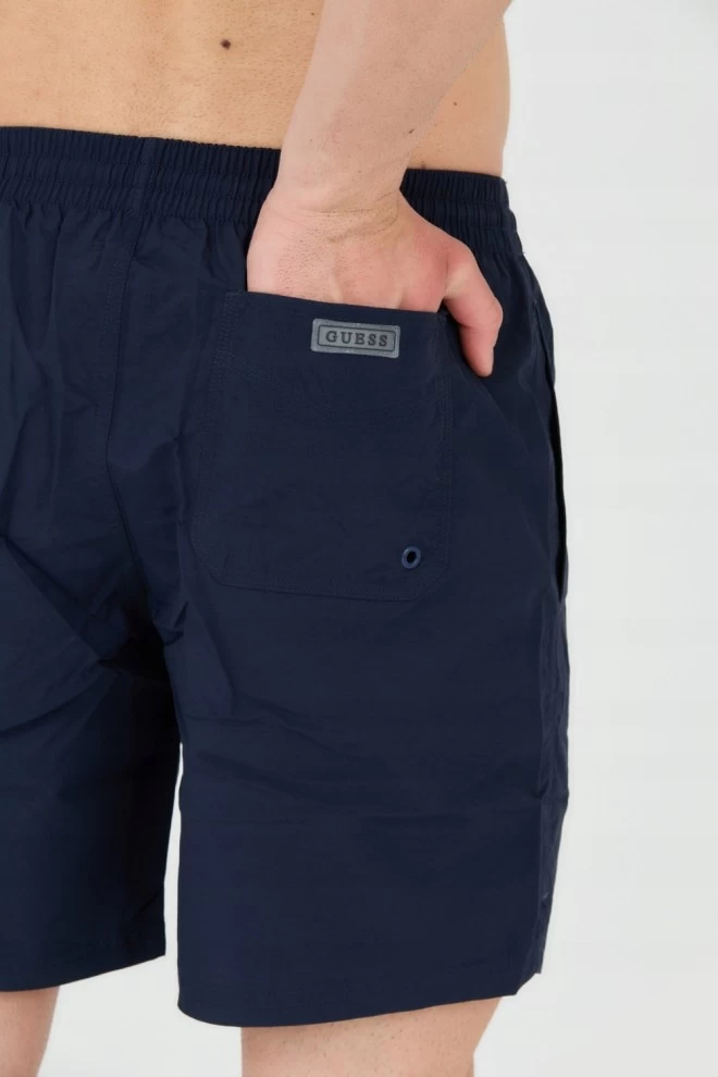 GUESS Szorty kąpielowe męskie granatowe