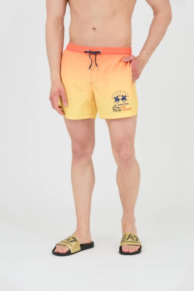 LA MARTINA Men's swim shorts yellow