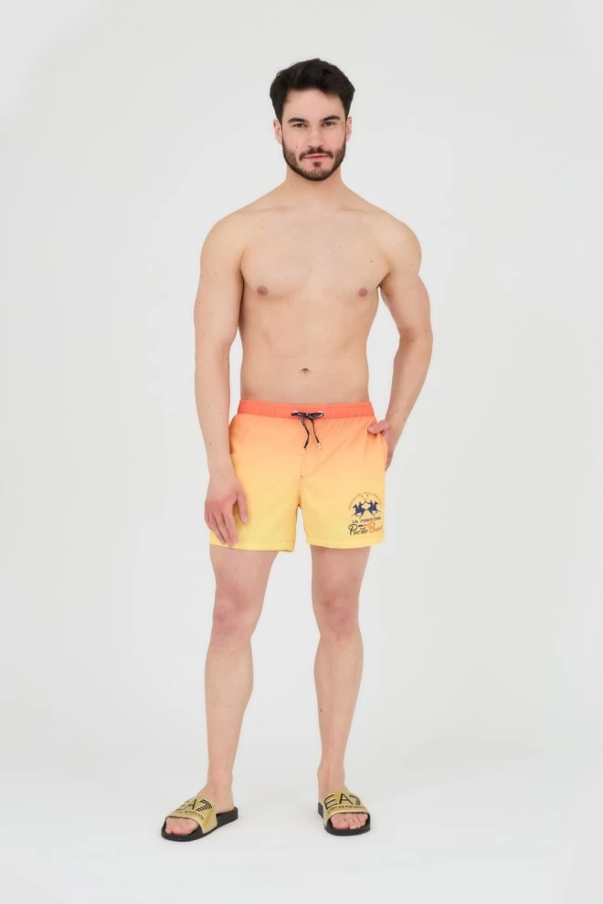 LA MARTINA Men's swim shorts yellow