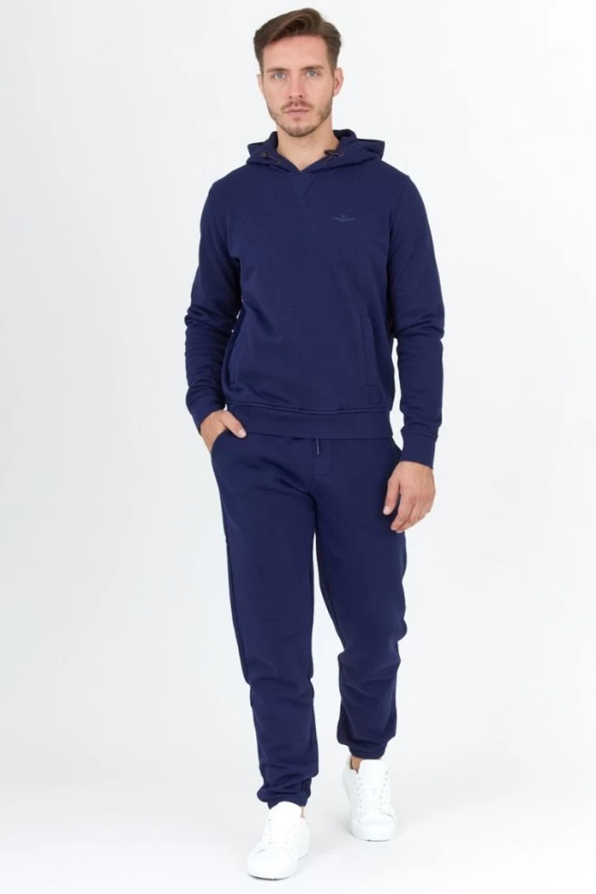 AERONAUTICA MILITARE Navy blue men's sweatpants