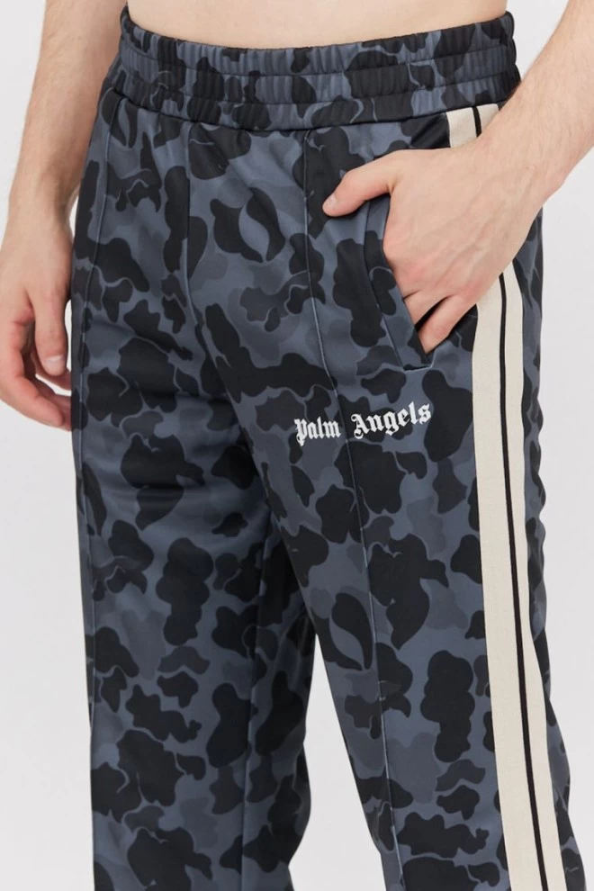 PALM ANGELS Grey men's moro pants