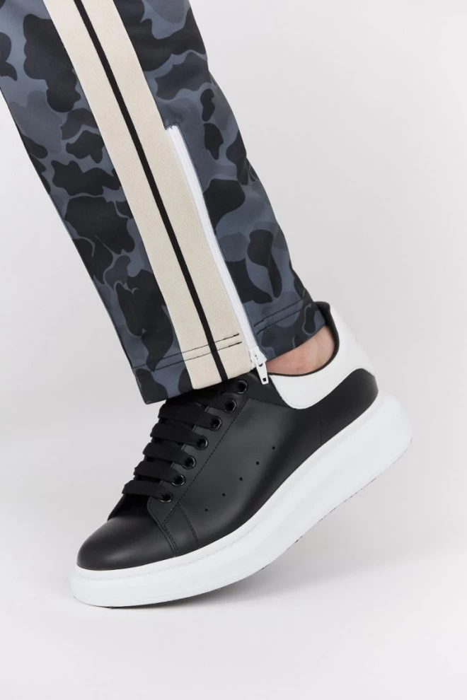 PALM ANGELS Grey men's moro pants