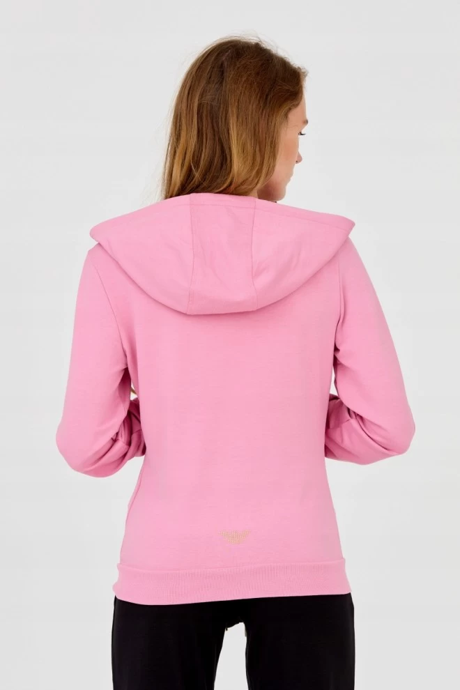 EA7 Czarno-różowy dres damski