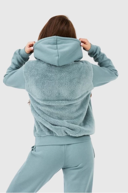 EMPORIO ARMANI Green plush...