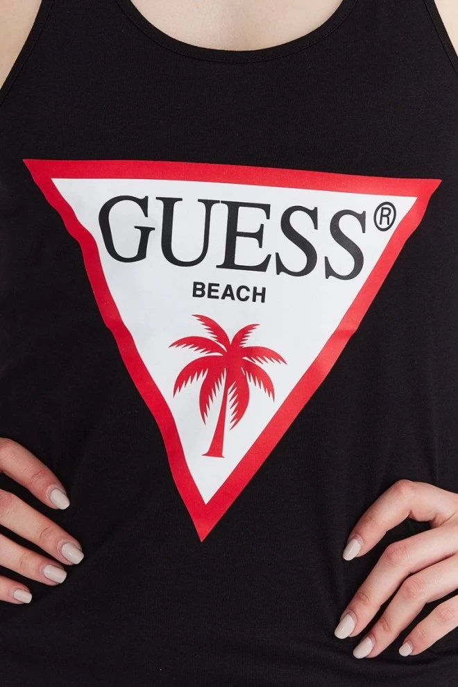 Сукня з логотипом GUESS Чорний трикутник