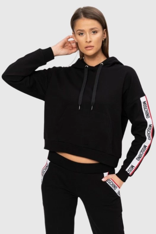 MOSCHINO Чорний світшот з...