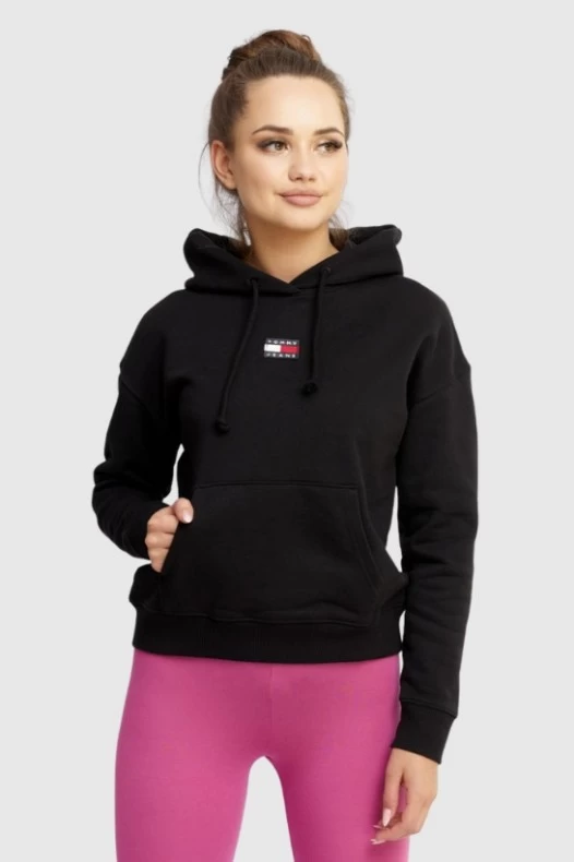 TOMMY JEANS Czarna bluza...