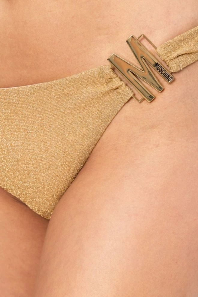 MOSCHINO Złoty dół od bikini
