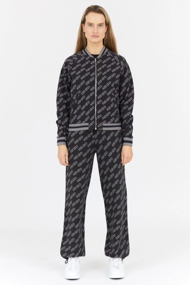 Чорні жіночі спортивні штани з логотипом KENZO
