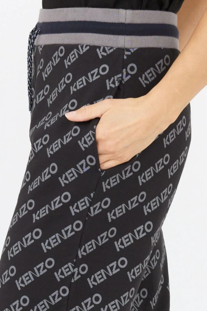 KENZO Black women's logo sweatpants
