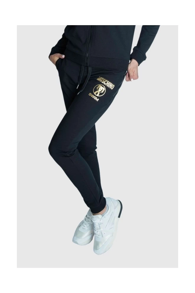 MOSCHINO SWIM Sweatpants, black, women's