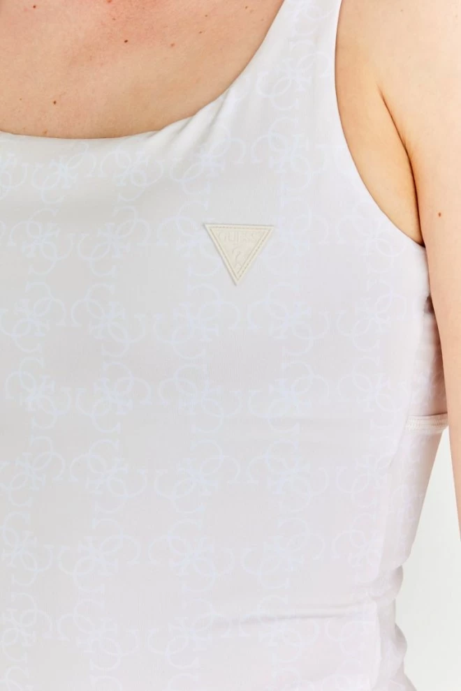 GUESS Sportowy top damski z ozdobnymi plecami