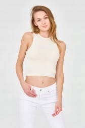 GUESS Damski beżowy top