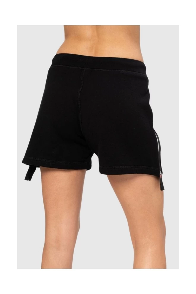 DSQUARED2 Black women's shorts with locks