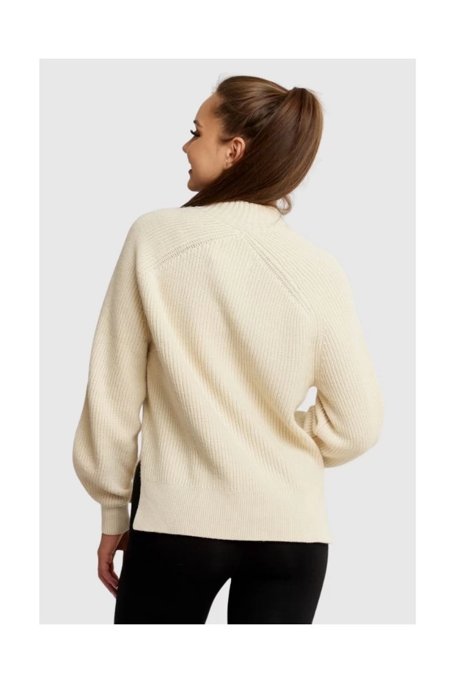 CALVIN KLEIN JEANS Women's ecru sweater