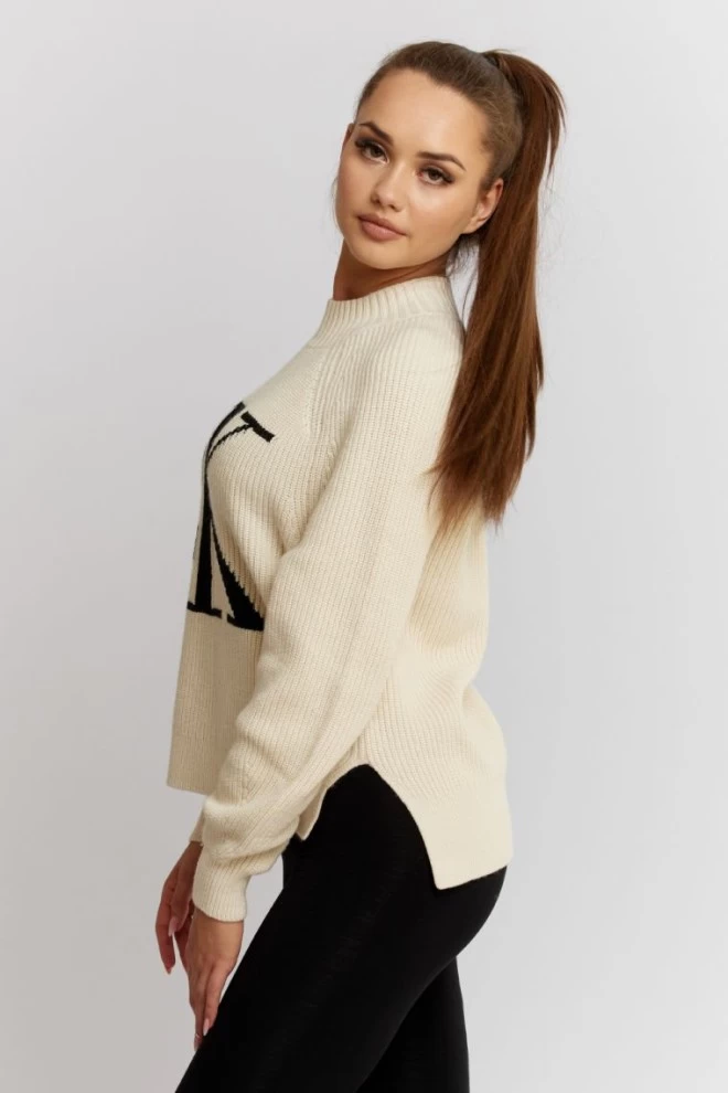 Жіночий джемпер CALVIN KLEIN JEANS екрю