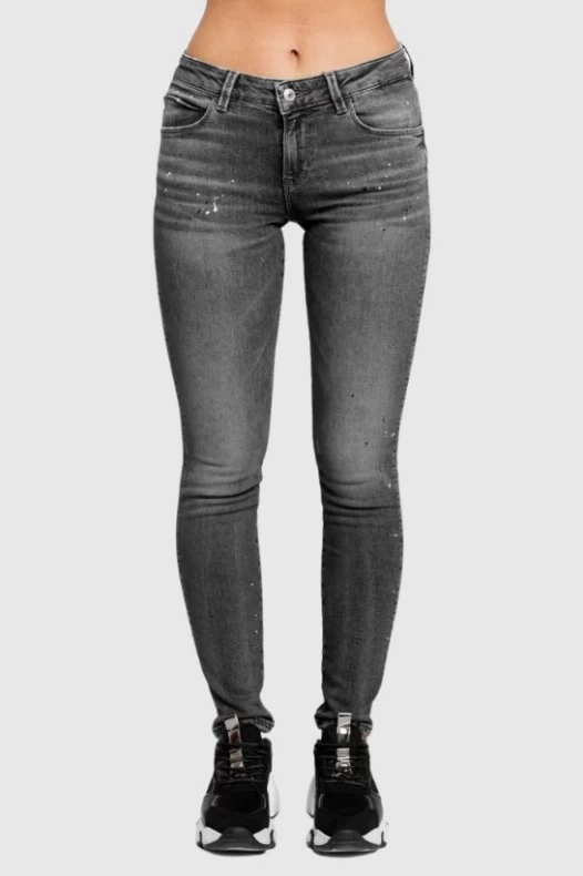 GUESS Szare jeansy damskie...