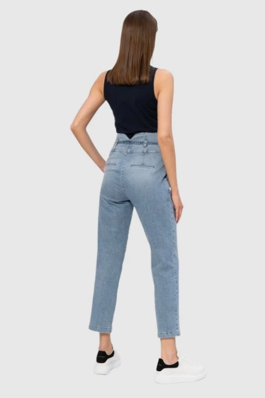 PINKO Niebieskie jeansy...