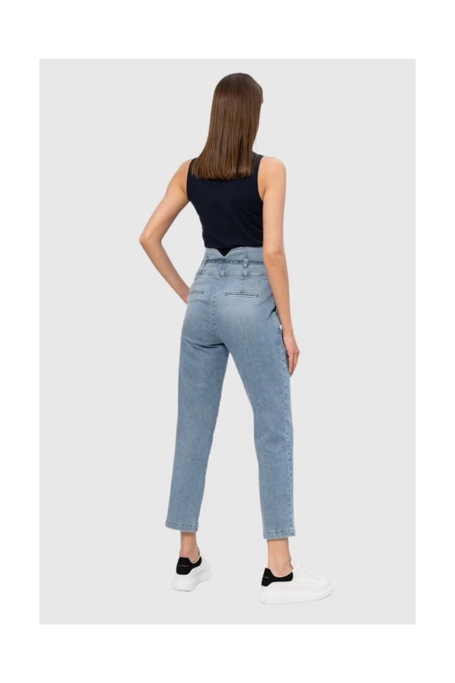 PINKO Blue high-waisted women's jeans
