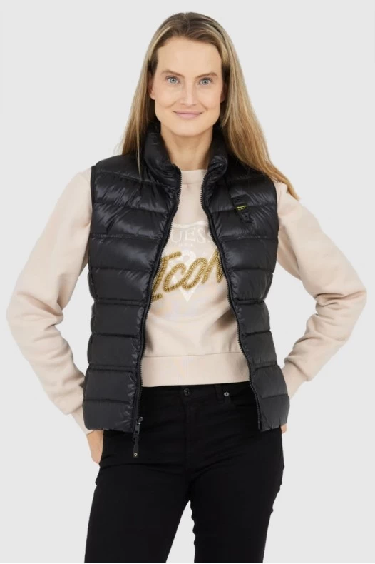 BLAUER Czarny bezrękawnik...