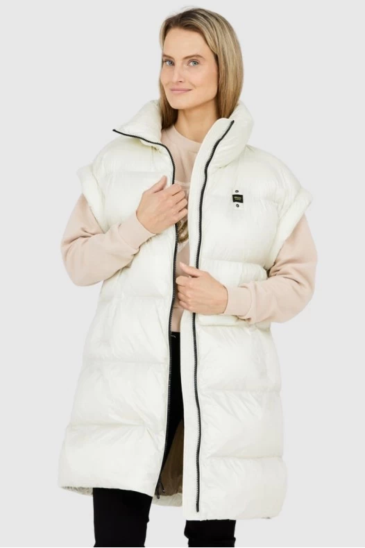 BLAUER Ecru długi...