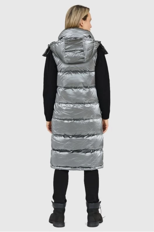 BLAUER Довгий сріблястий...