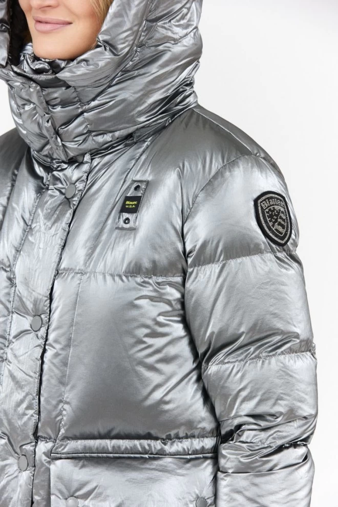 BLAUER Пуховик Silver Naomi зі знімним капюшоном
