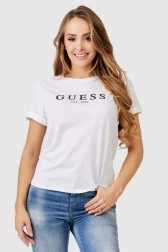 GUESS Biały t-shirt damski...