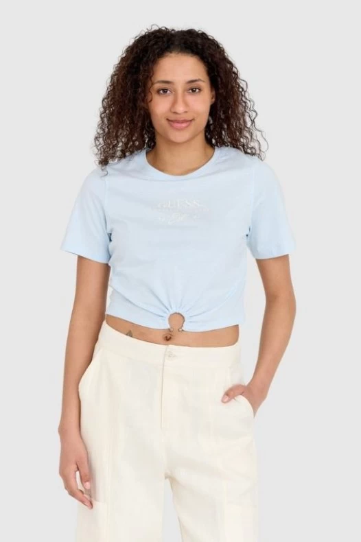 GUESS Blue women's cropped...