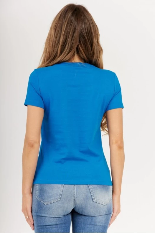 GUESS Niebieski t-shirt...