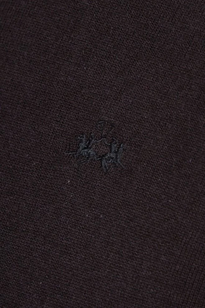 LA MARTINA Black men's turtleneck sweater