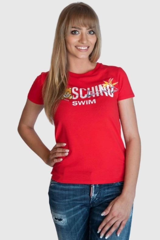 MOSCHINO T-shirt damski...