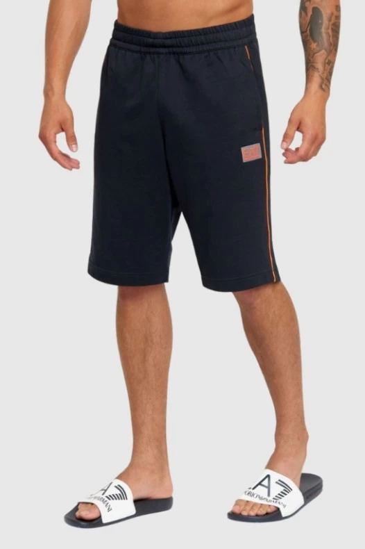 EA7 Navy blue cotton shorts...