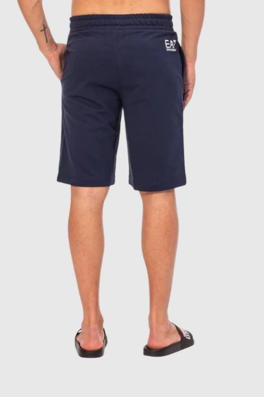 EA7 Navy blue cotton shorts...