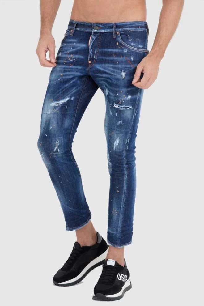 DSQUARED2 Navy blue jeans sexy twist jean