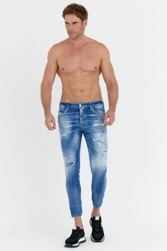 DSQUARED2 Blue men's skater jeans
