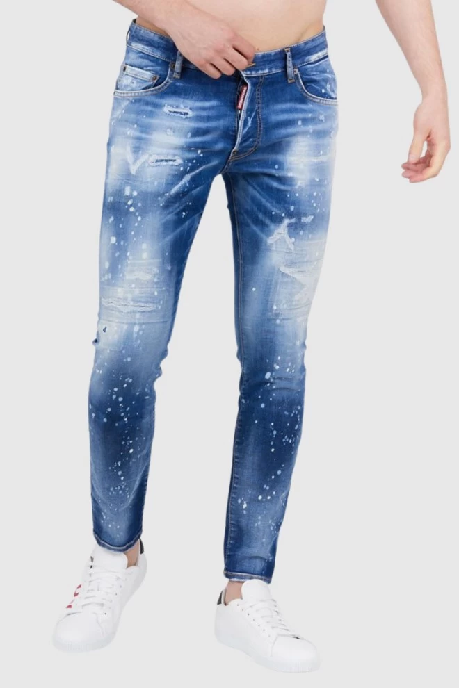DSQUARED2 Blue men's super twinky jeans