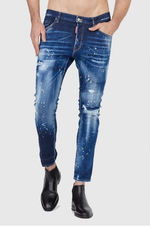 DSQUARED2 Niebieskie jeansy...