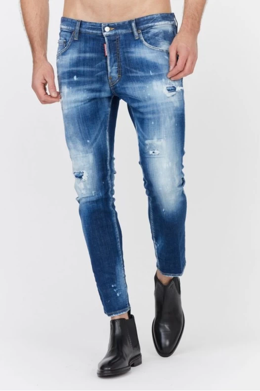 DSQUARED2 Niebieskie jeansy...