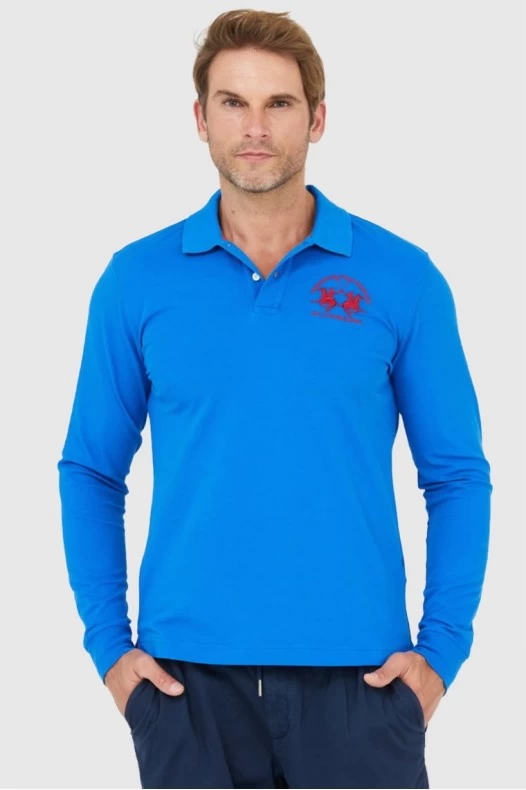 LA MARTINA Blue long sleeve...