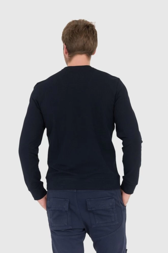 AERONAUTICA MILITARE Men's navy blue sweatshirt