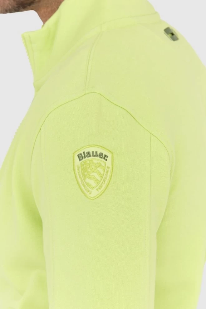 BLAUER Zielona rozpinana bluza