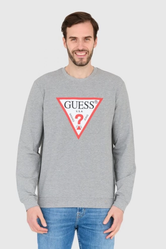 GUESS Grey slim fit sweatshirt