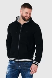 GUESS Czarna bluza męska z...