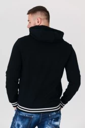 GUESS Czarna bluza męska z...